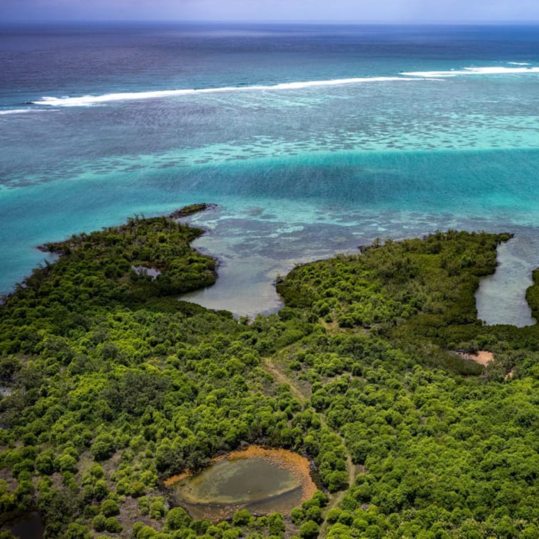 Fly Over the Underwater Waterfall: Mauritius Seaplane Tour